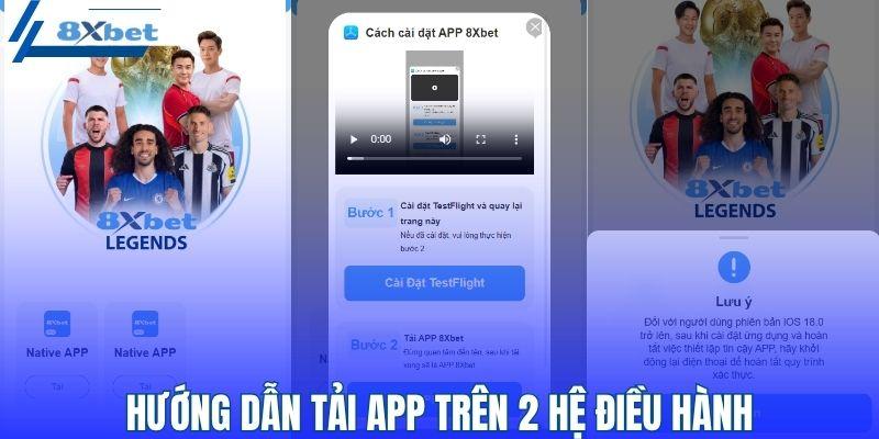 Hướng dẫn tải app trên 2 hệ điều hành